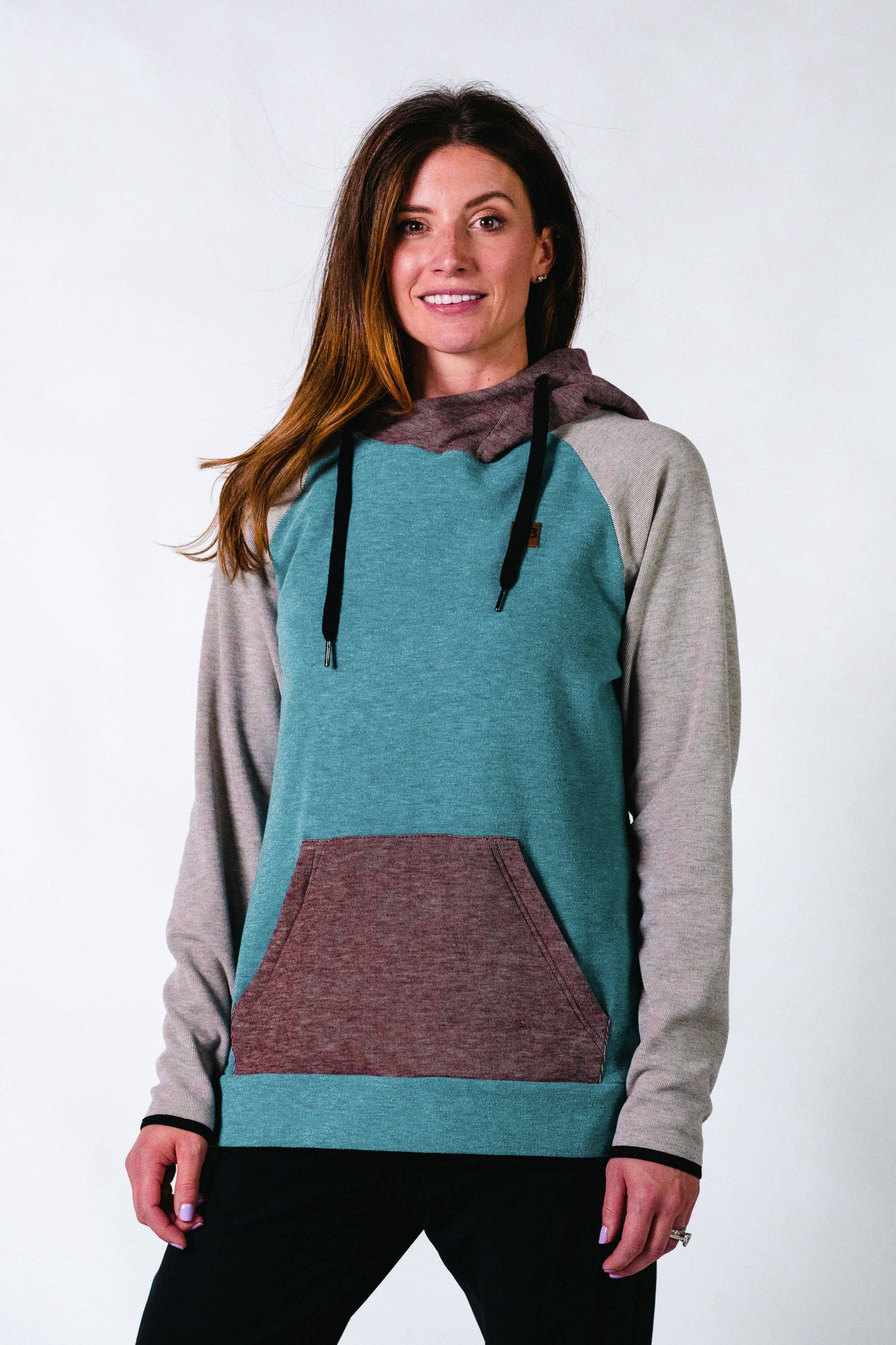 Torreys Fleece Hoodie Vintage Aqua Pullover