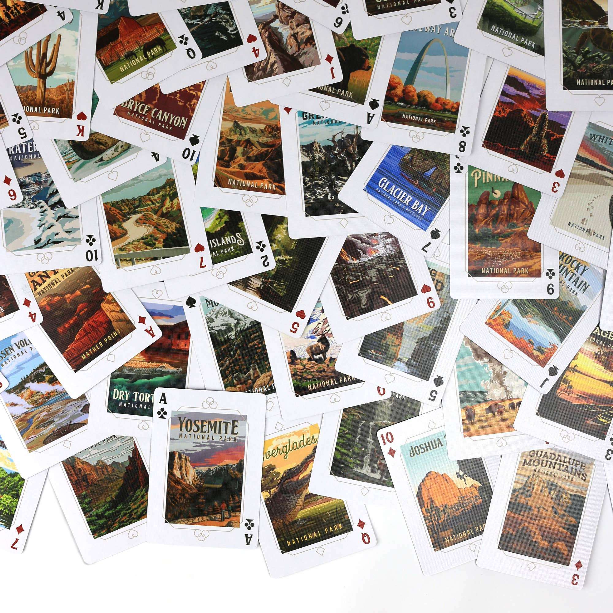 Lantern Press Protect Our National Parks - Playing Cards Wood Box Set