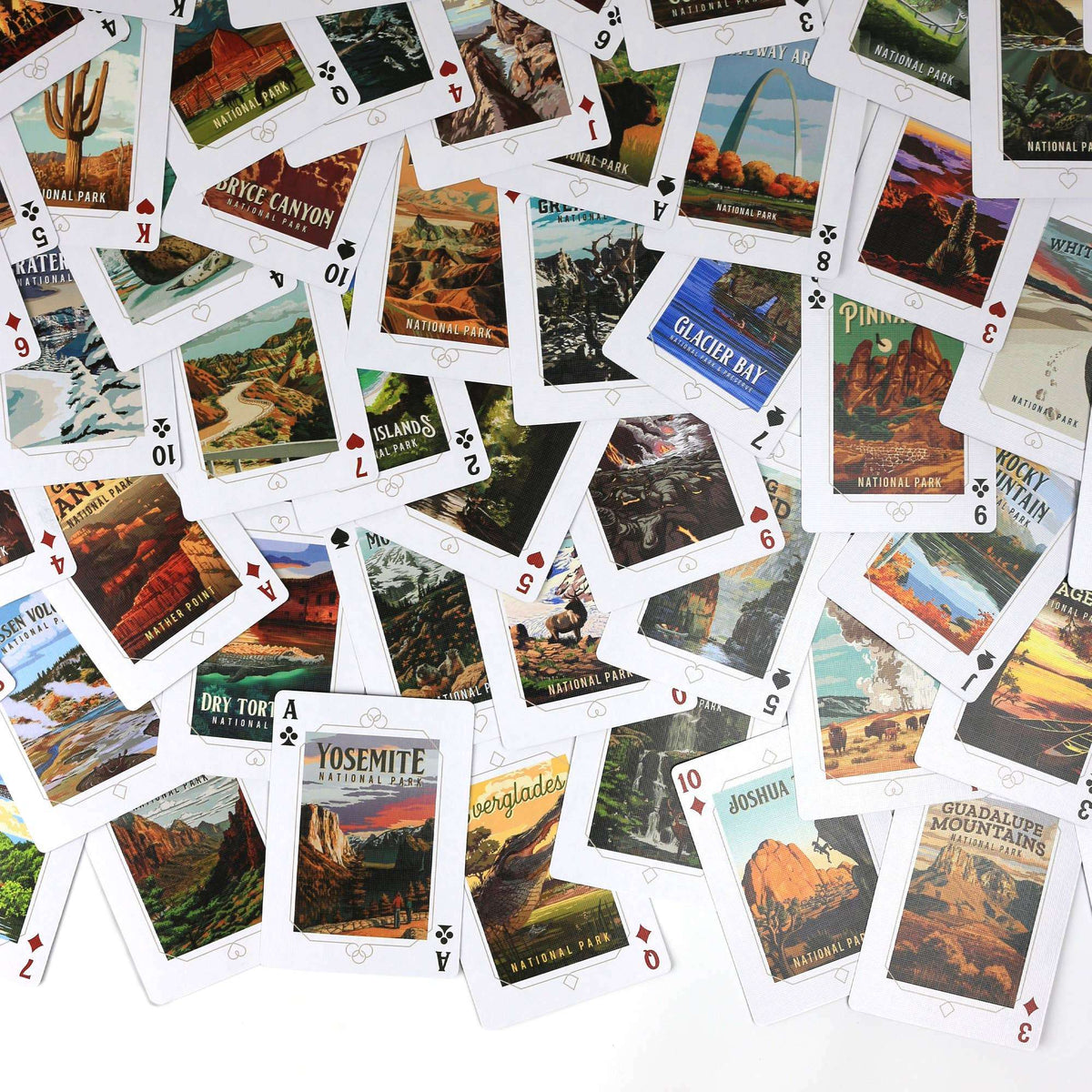 Lantern Press Protect Our National Parks - Playing Cards Wood Box Set