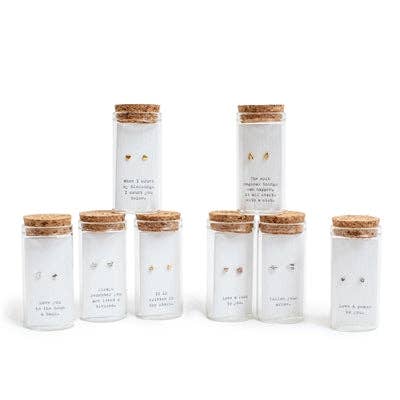 Message in a Bottle Earring Collection #1 - Assorted Set of 16