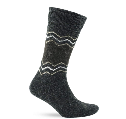 Alpaca Socks ZigZag
