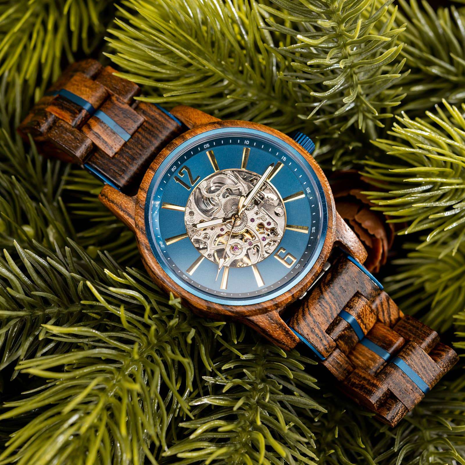 Wooden Element Blueprint Watch