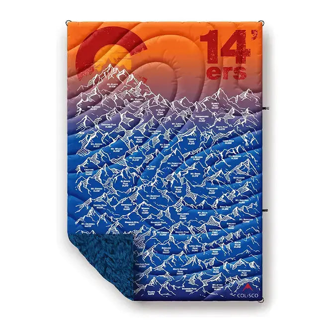 Colisco Eco-Performance Blanket Large (52’’ x 75’’) Colorado 14’ers