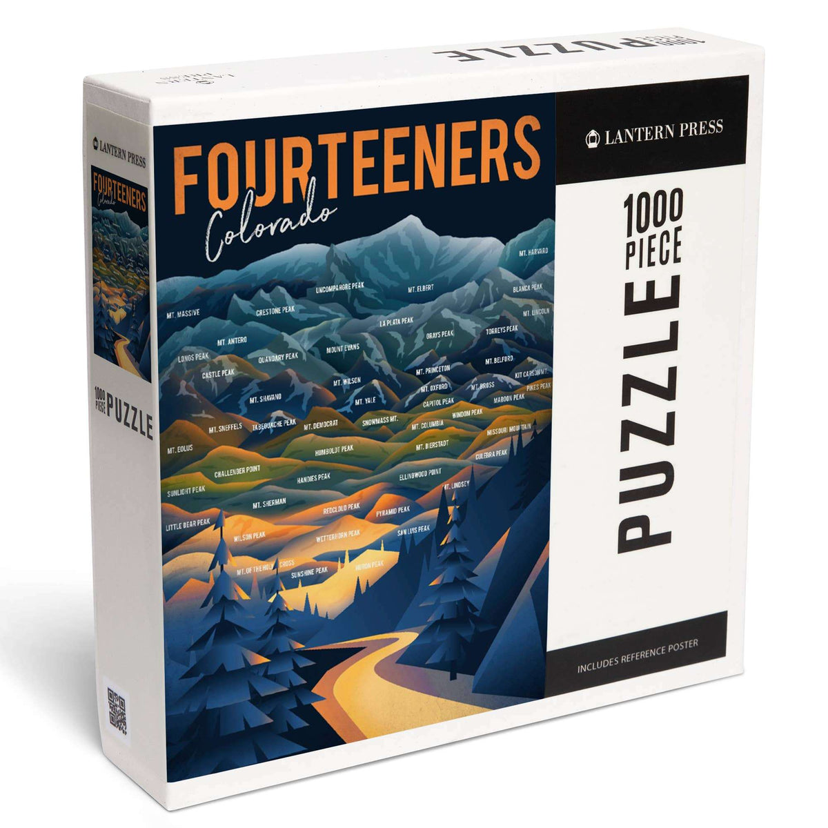 Lantern Press Steamboat Jigsaw Puzzles Colorado Fourteeners 1000 Pieces
