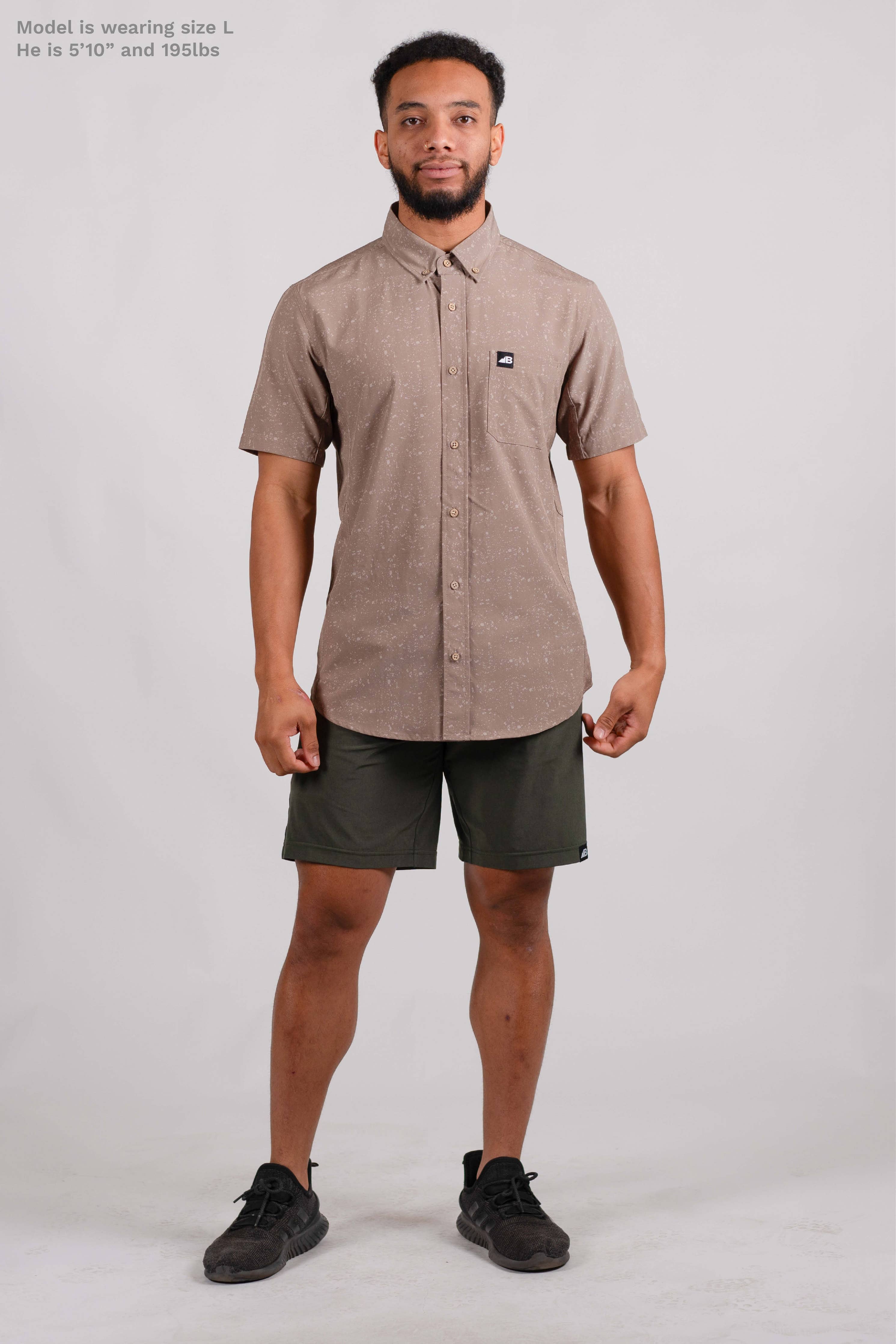 Vista Stretch Button Down
