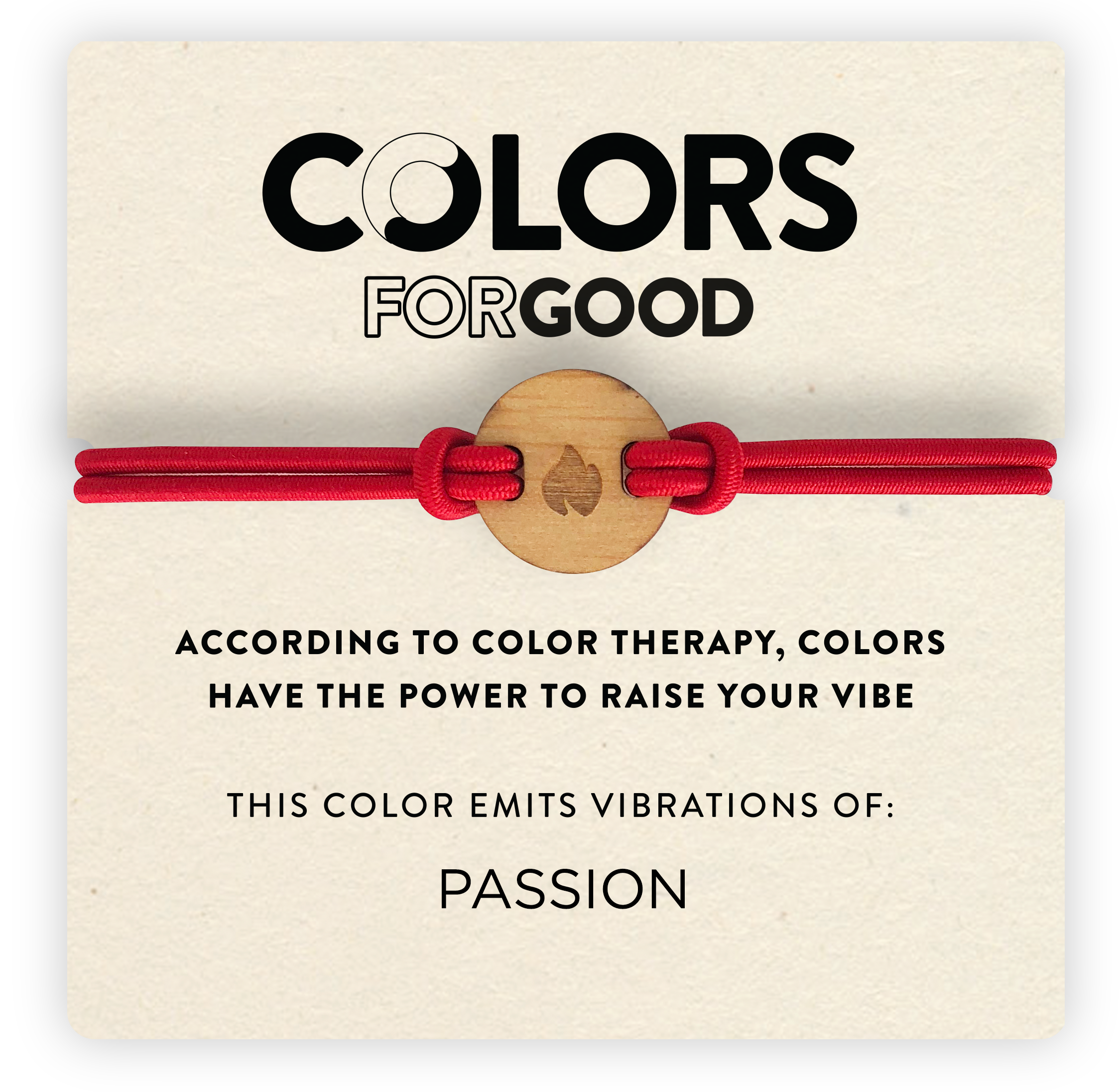 Colors for Good - Moods Wood Symbol Bracelets