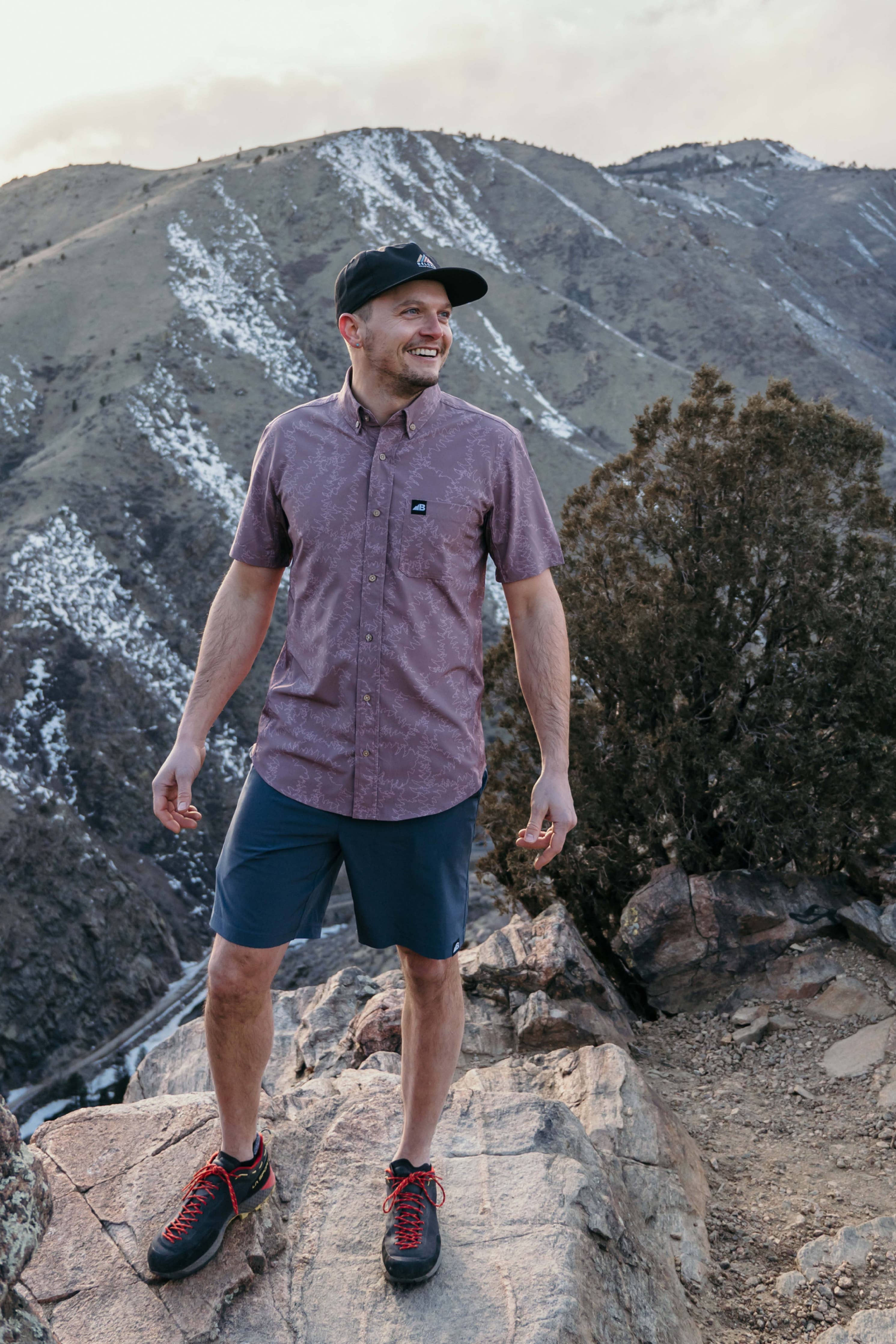 Vista Stretch Button Down