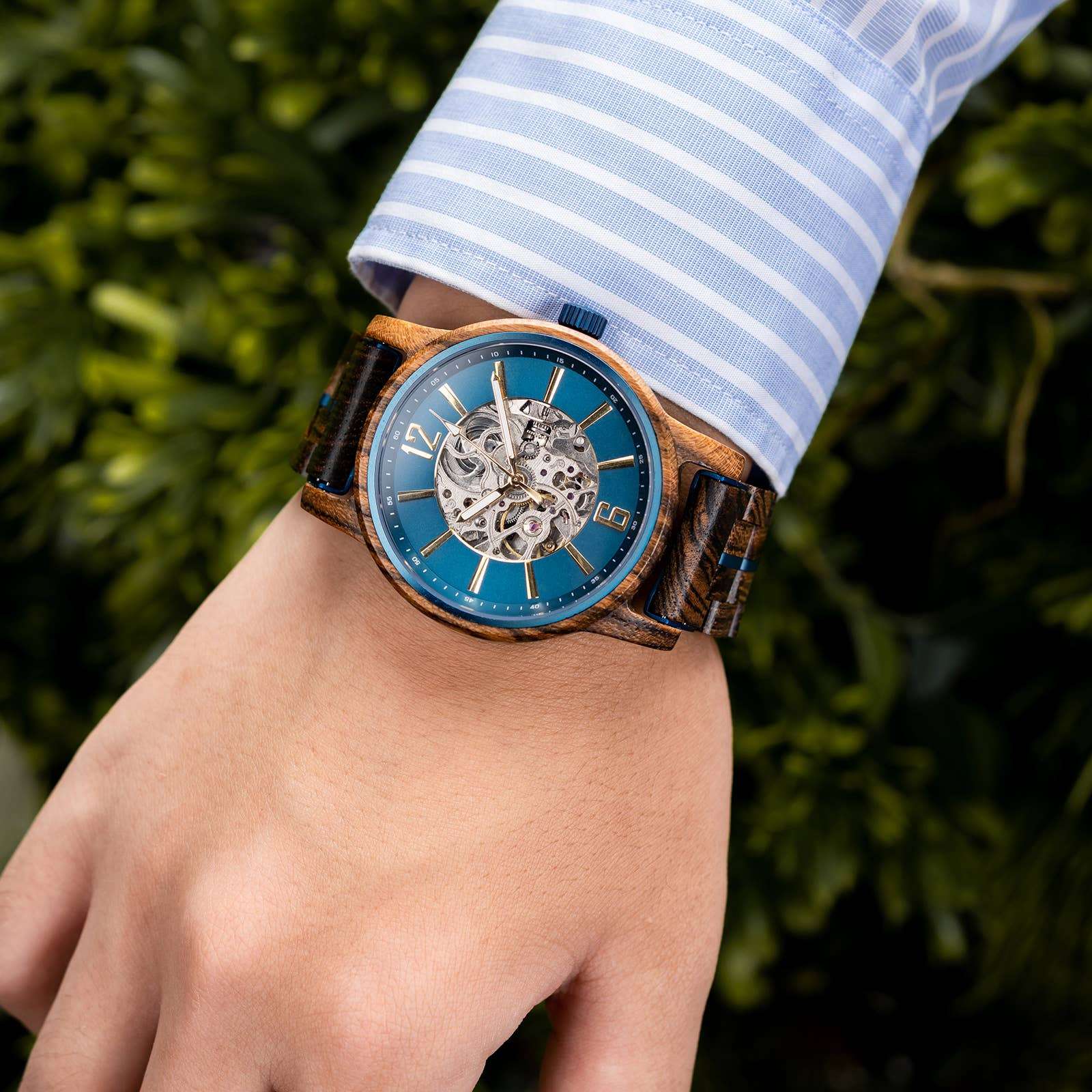 Wooden Element Blueprint Watch