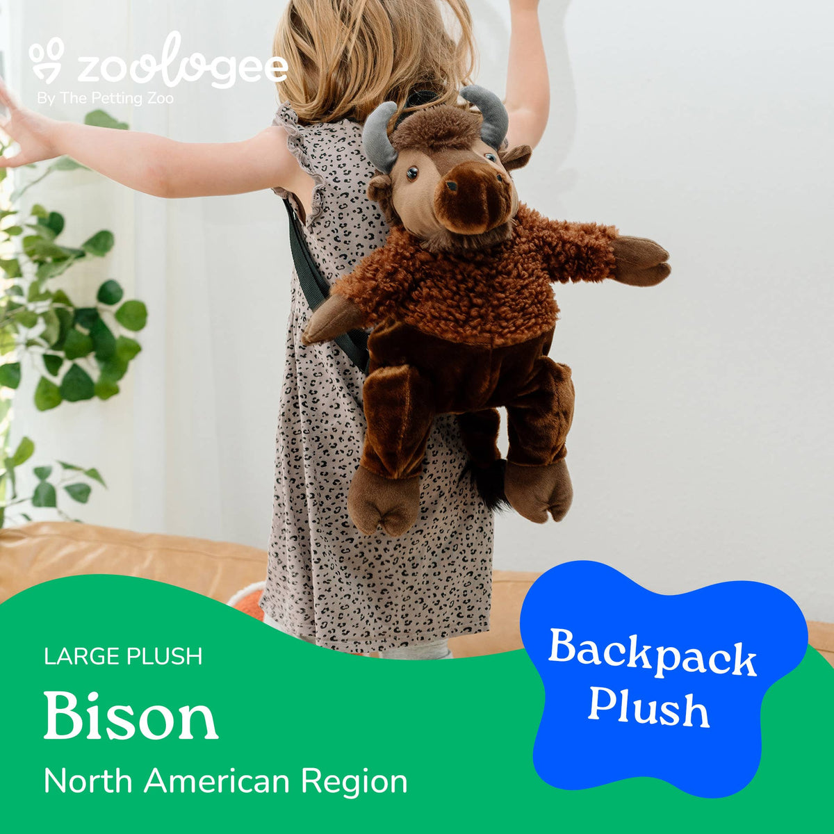 20" Plush Animal Backpack
