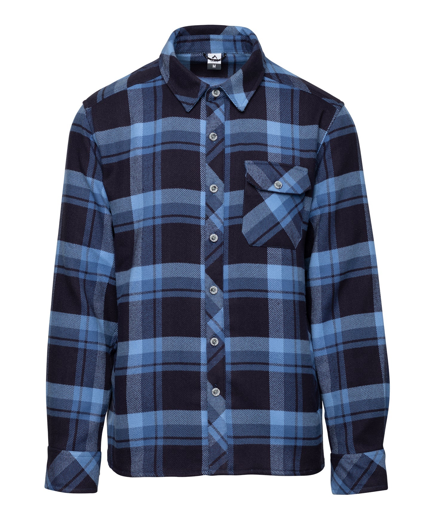 M's Mountain Time Flannel Dark Navy