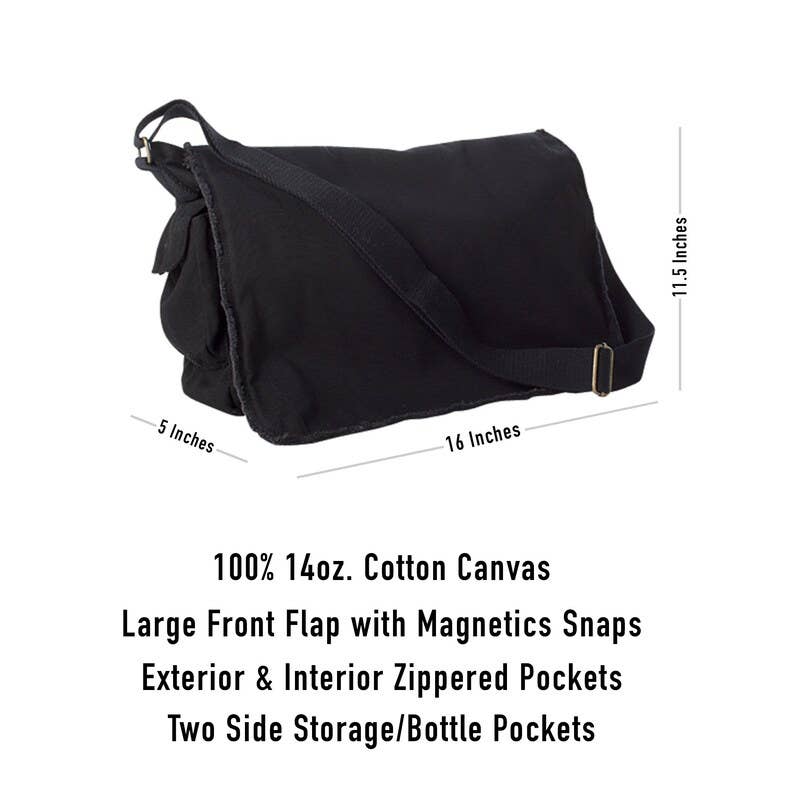 Double Exposure Bear - Messenger Bag Women/Men