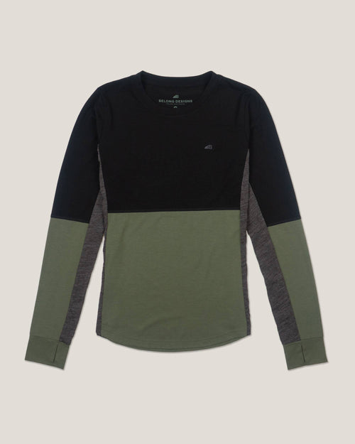 Women's Dyer Tek Long Sleeve Pine Flume