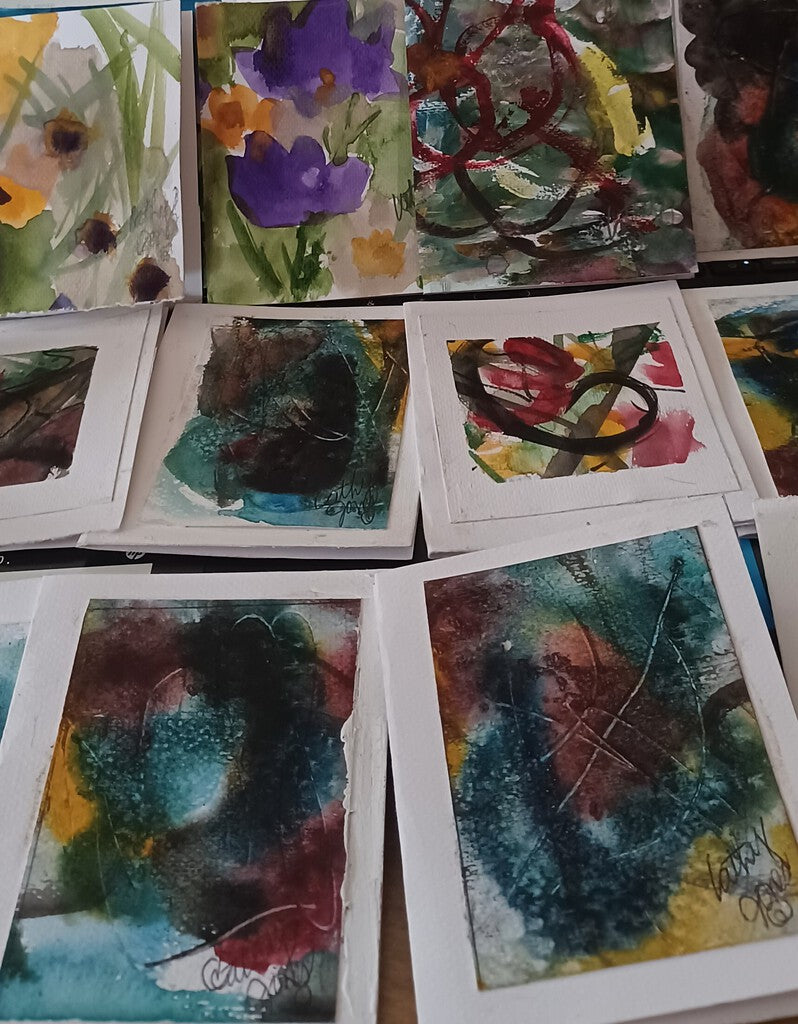 Hand-Painted Watercolor Notecards
