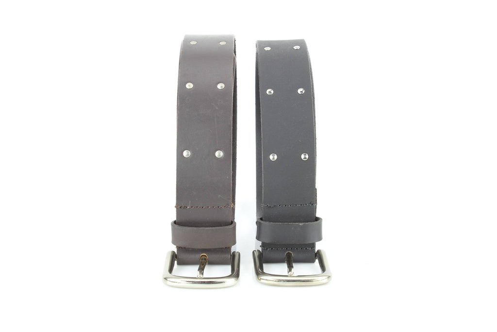 American Bison Metal Studded Western Belt ABB WST 1001