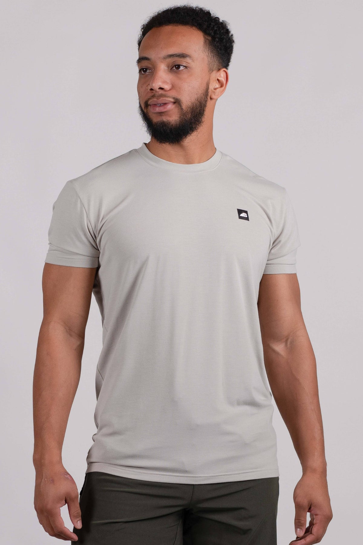 Men's Mountain Traverse Tek Tee Beige