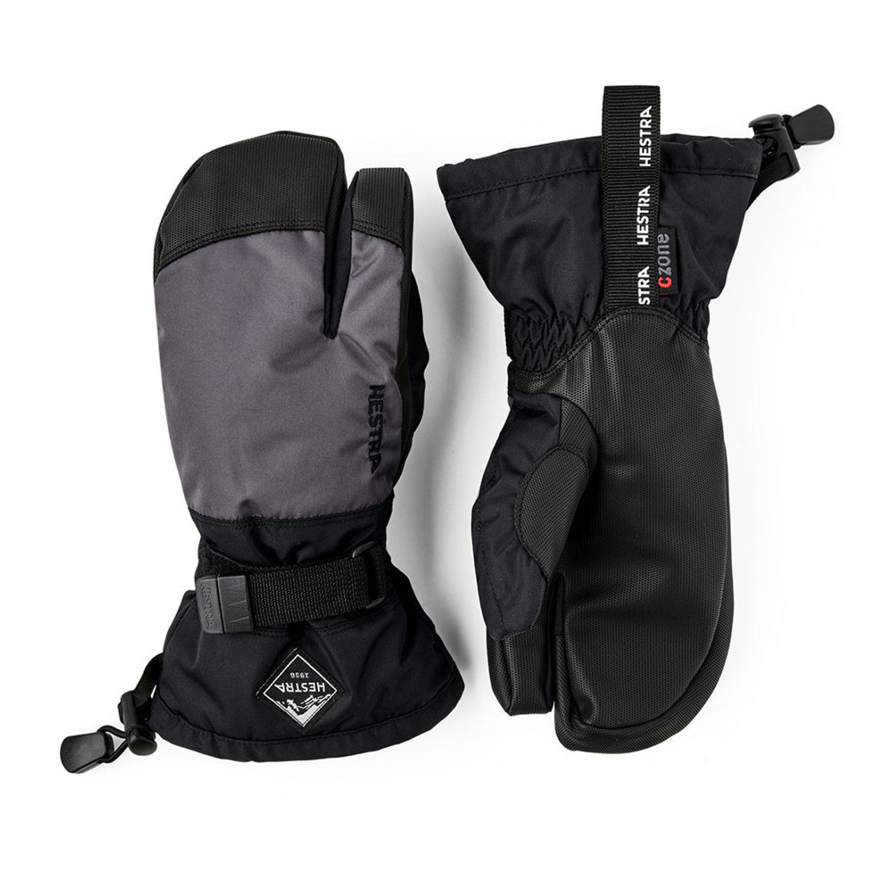 Gauntlet CZone Jr 3-Finger Grey Black Unisex