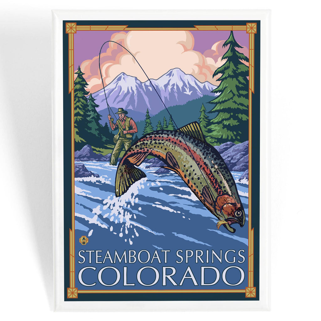MAGNET Steamboat Springs, Colorado, Fisherman