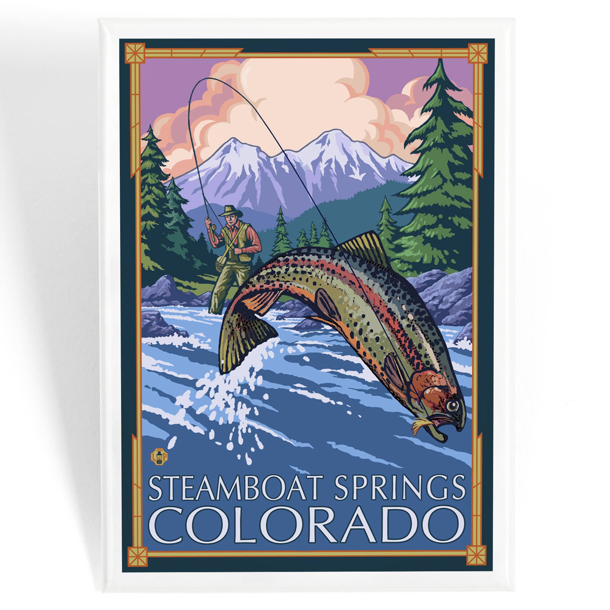 MAGNET Steamboat Springs, Colorado, Fisherman