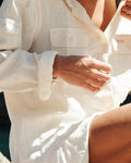 Safari Dyed Linen Shirt Natural