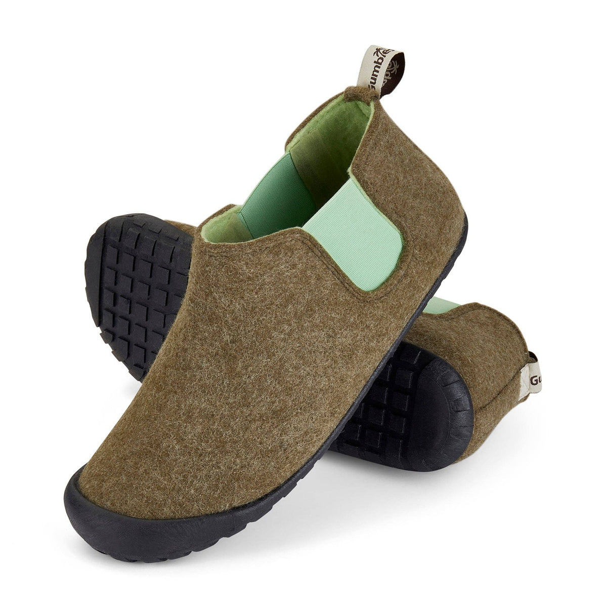 Gumbies Brumby Slipper Boots Moss & Pistachio