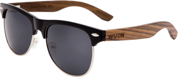Real Wood Sunglasses - Mens & Women's Ebony Wood RetroShade