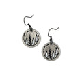 Pewter Earrings Woodland Trees