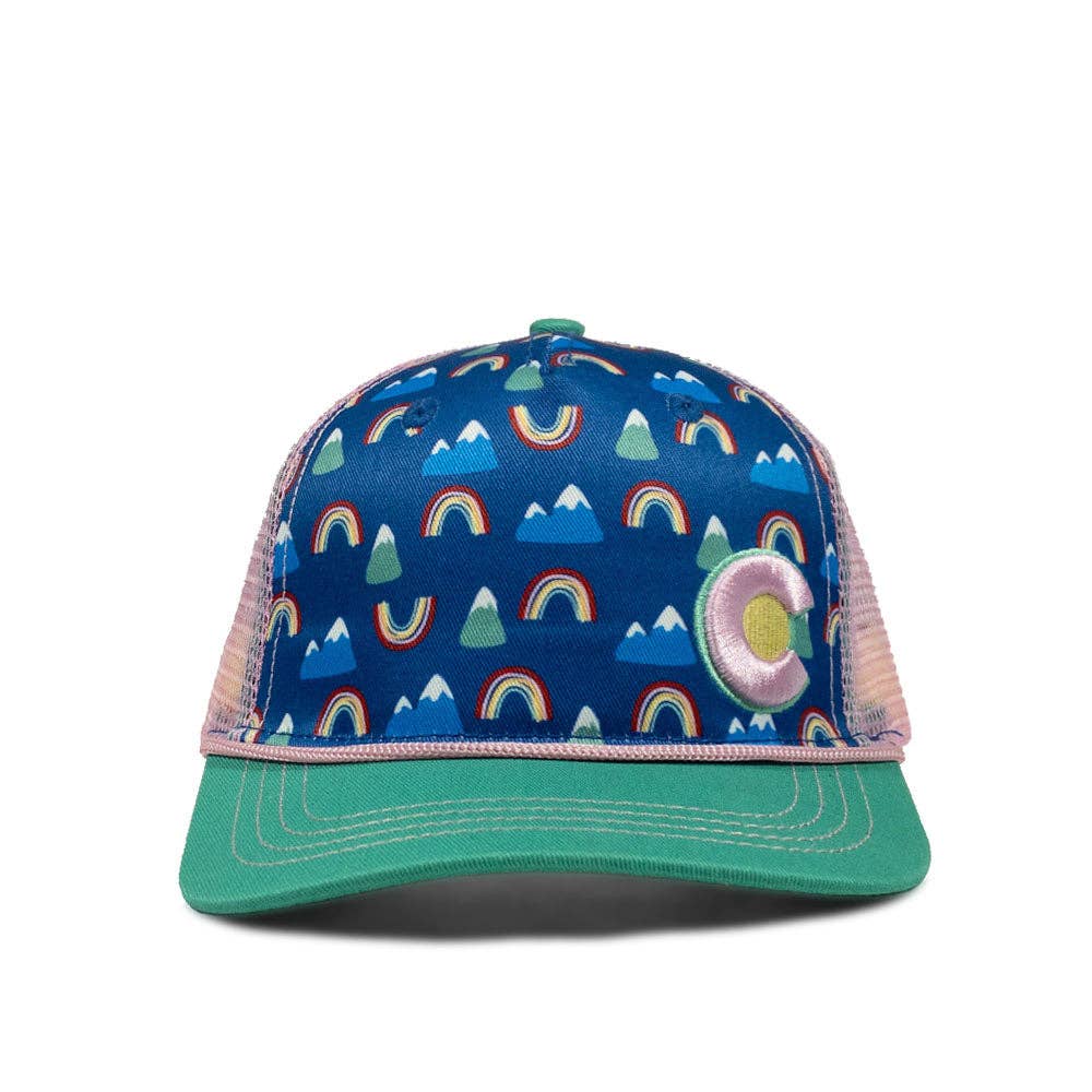 Kids' Mountain Rainbow Trucker
