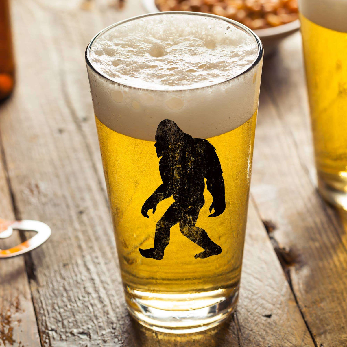 Black Lantern Pint Glass