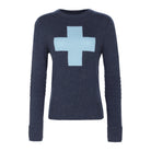W's Cashmere Ski Race Knit Patrol Navy
