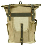 Vintage Addiction Large Recycled Military Tent Backpack