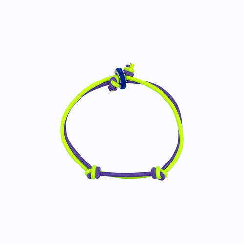 Inspiration Bracelets Enjoy the Moment (Neon Yellow Purple)