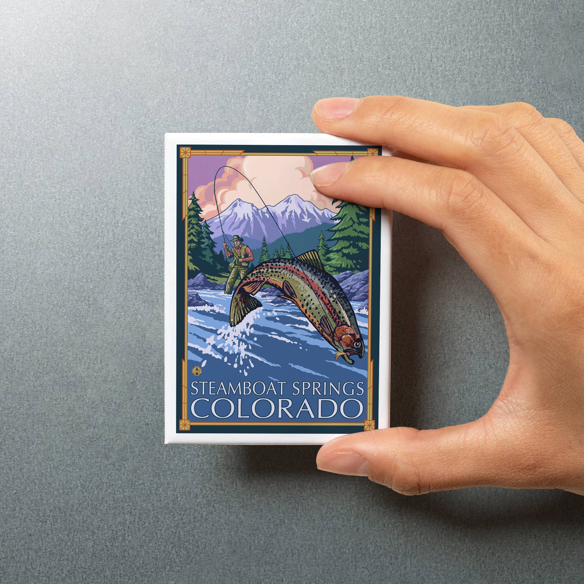 MAGNET Steamboat Springs, Colorado, Fisherman