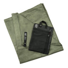 GEAR AID Quick Dry Microfiber Towel - With Extra Zippered Pocket XL 35" x 62" Moss