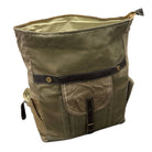 Vintage Addiction Large Recycled Military Tent Backpack