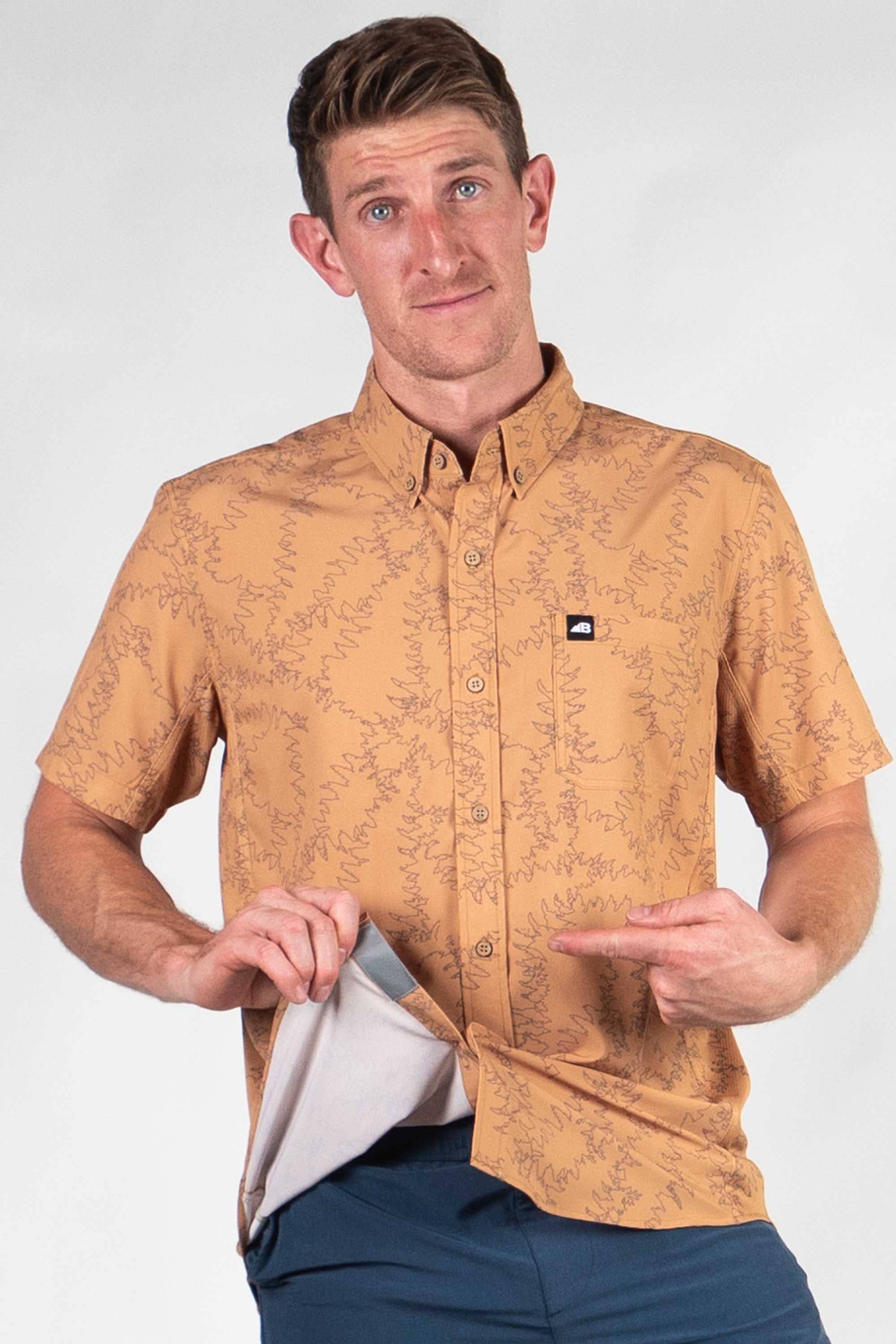 Vista Stretch Button Down