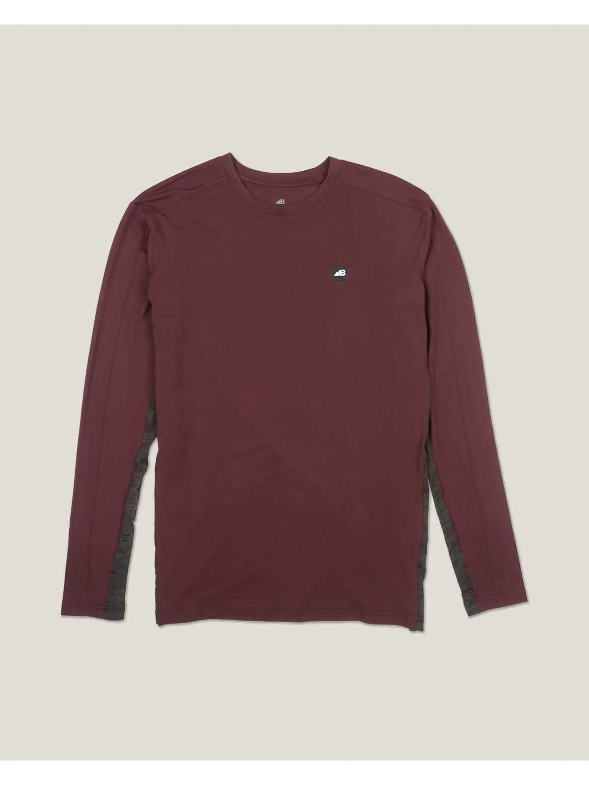 Men's Dyer Tek Long Sleeve Maroon