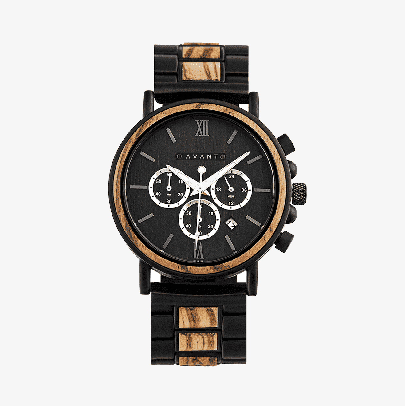 AvantWood Explorer S Watch Black Steel