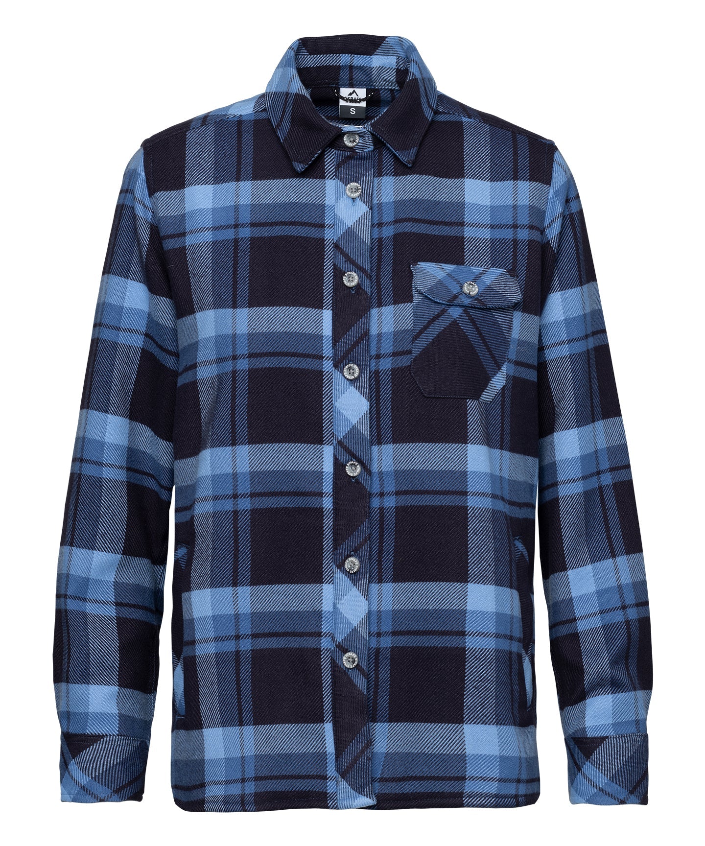 W's Mountain Time Flannel Dark Navy