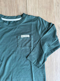 Bamboo Long Sleeve Wild Shirt Faded Hunter Green