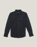Men's Sherman Fleece Button Up Black Ardesia