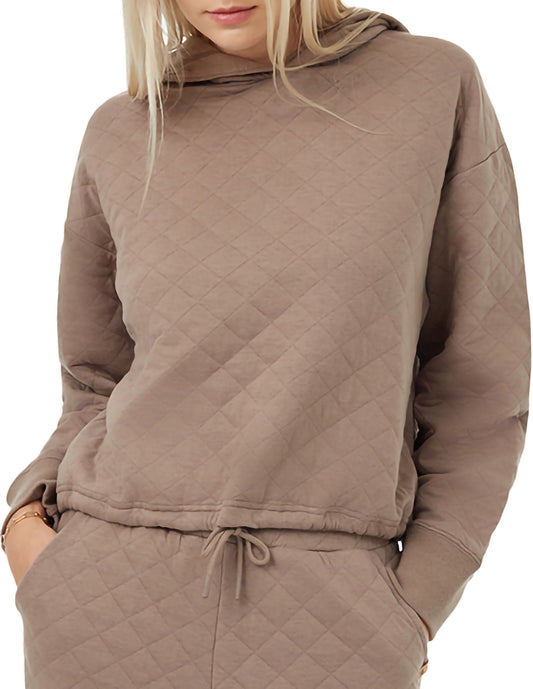 Quilted Relaxed Hoodie