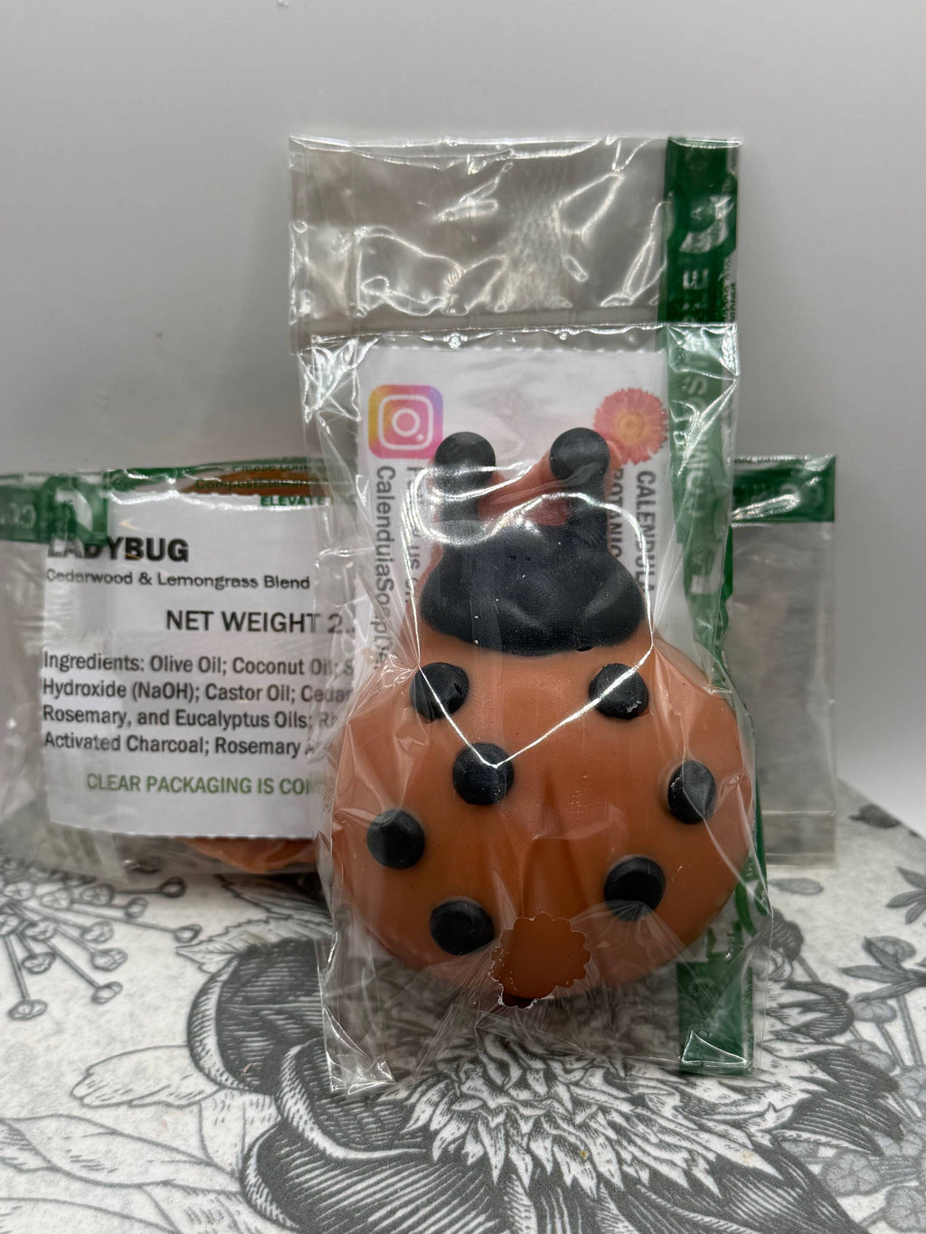 Ladybug Soap Bar 🐞