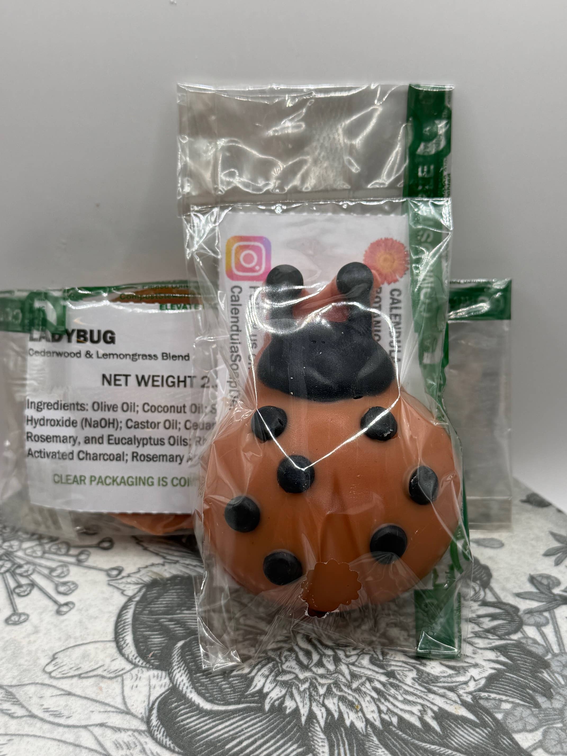 Ladybug Soap Bar 🐞