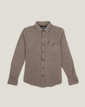 Men's Sherman Fleece Button Up Brown