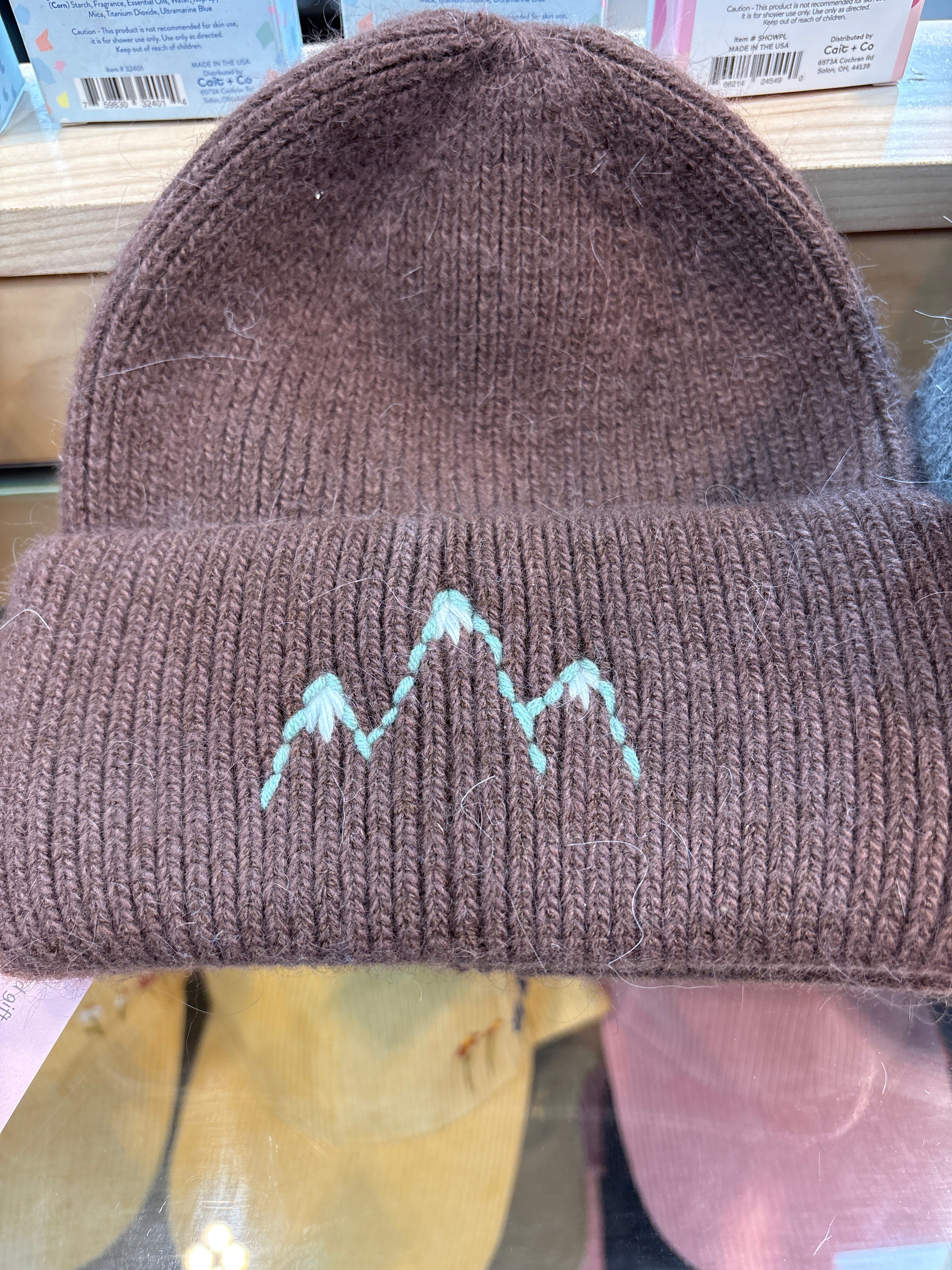 Grand Lake Beanies Mountains Brown