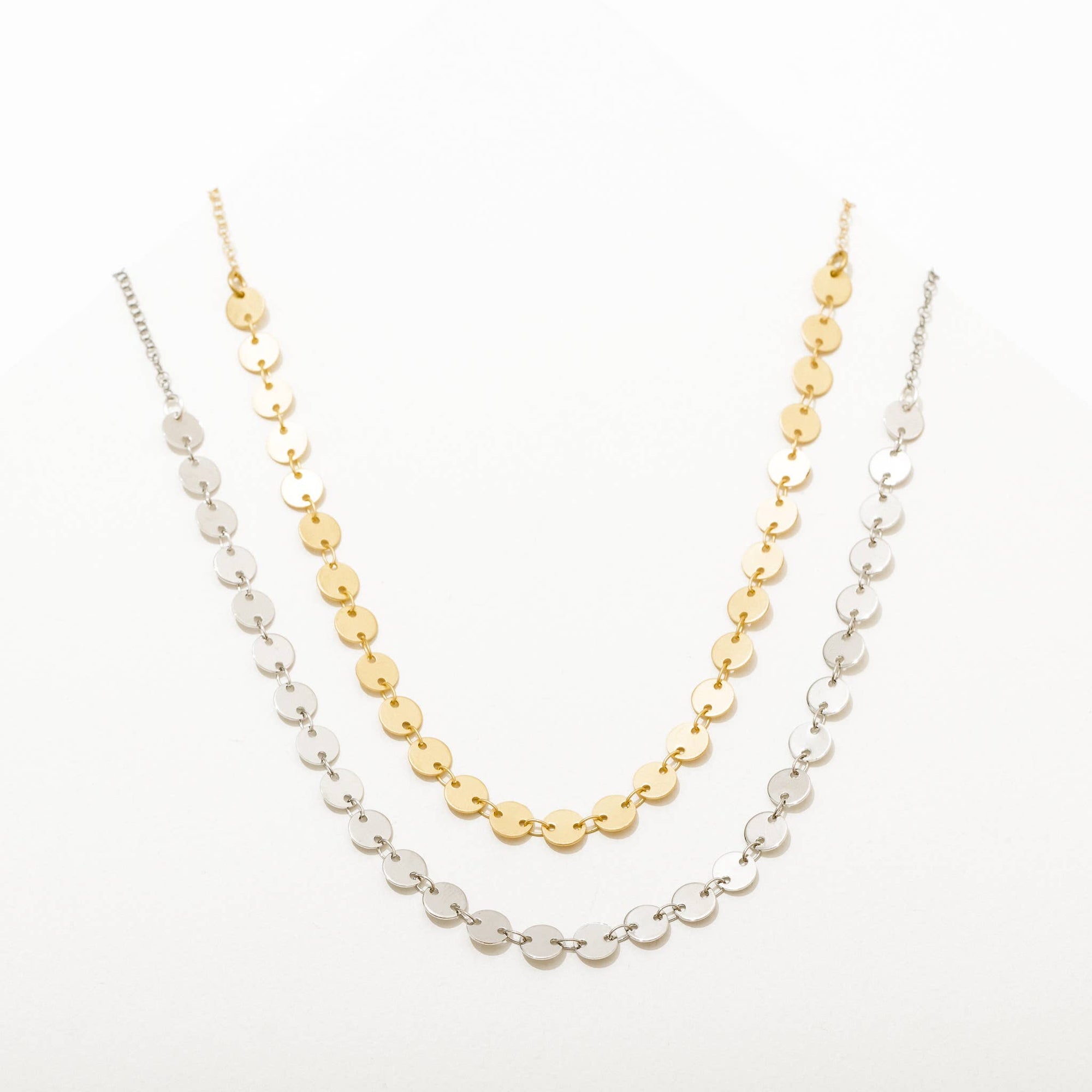 Candra Necklace in Circles