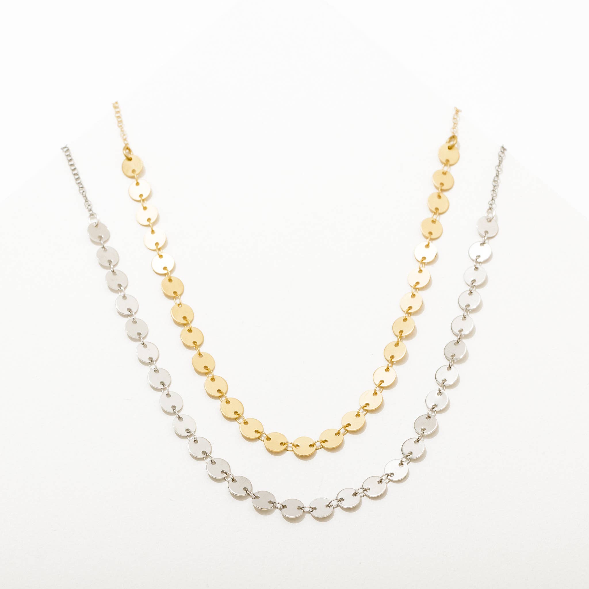 Candra Necklace in Circles