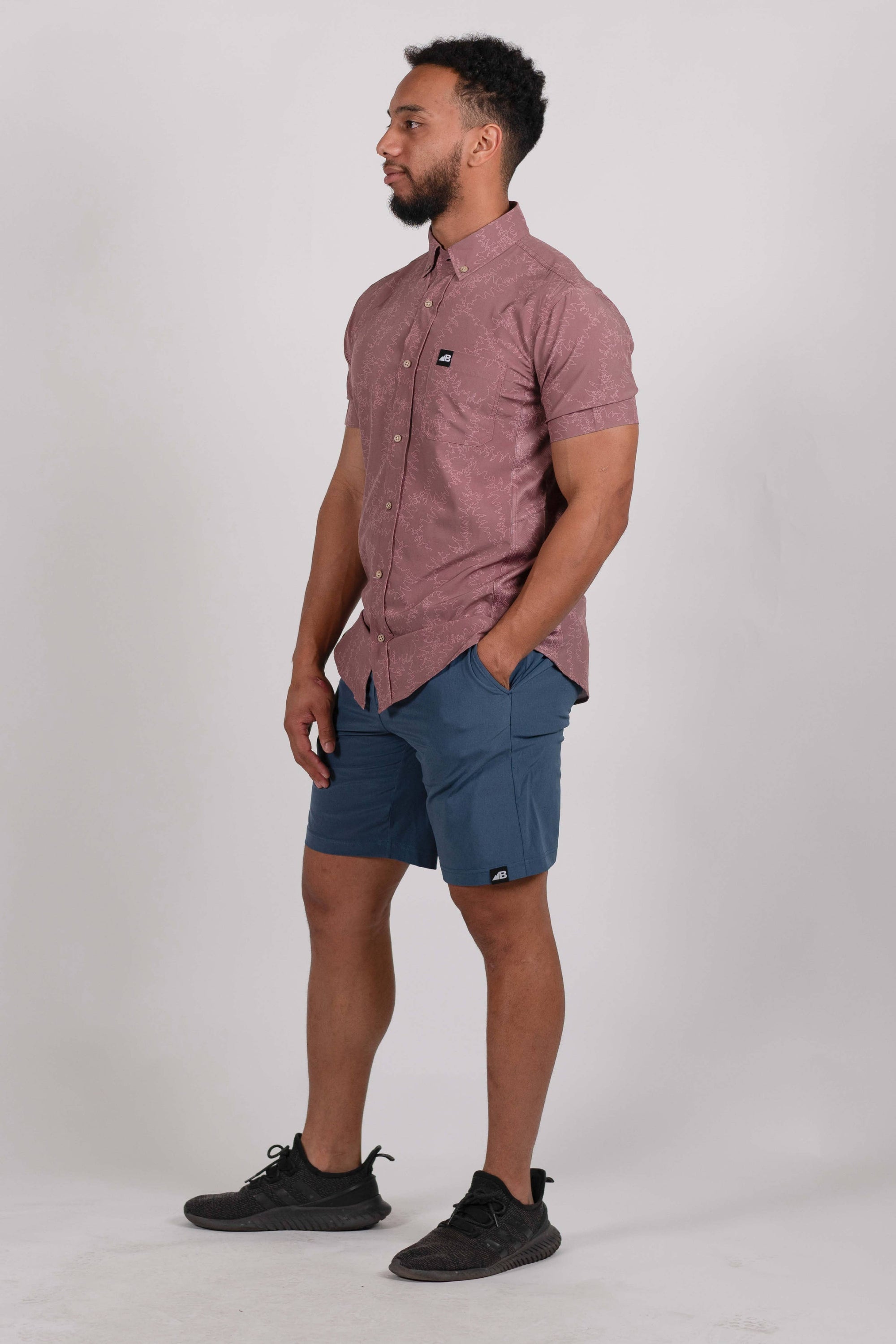 Vista Stretch Button Down