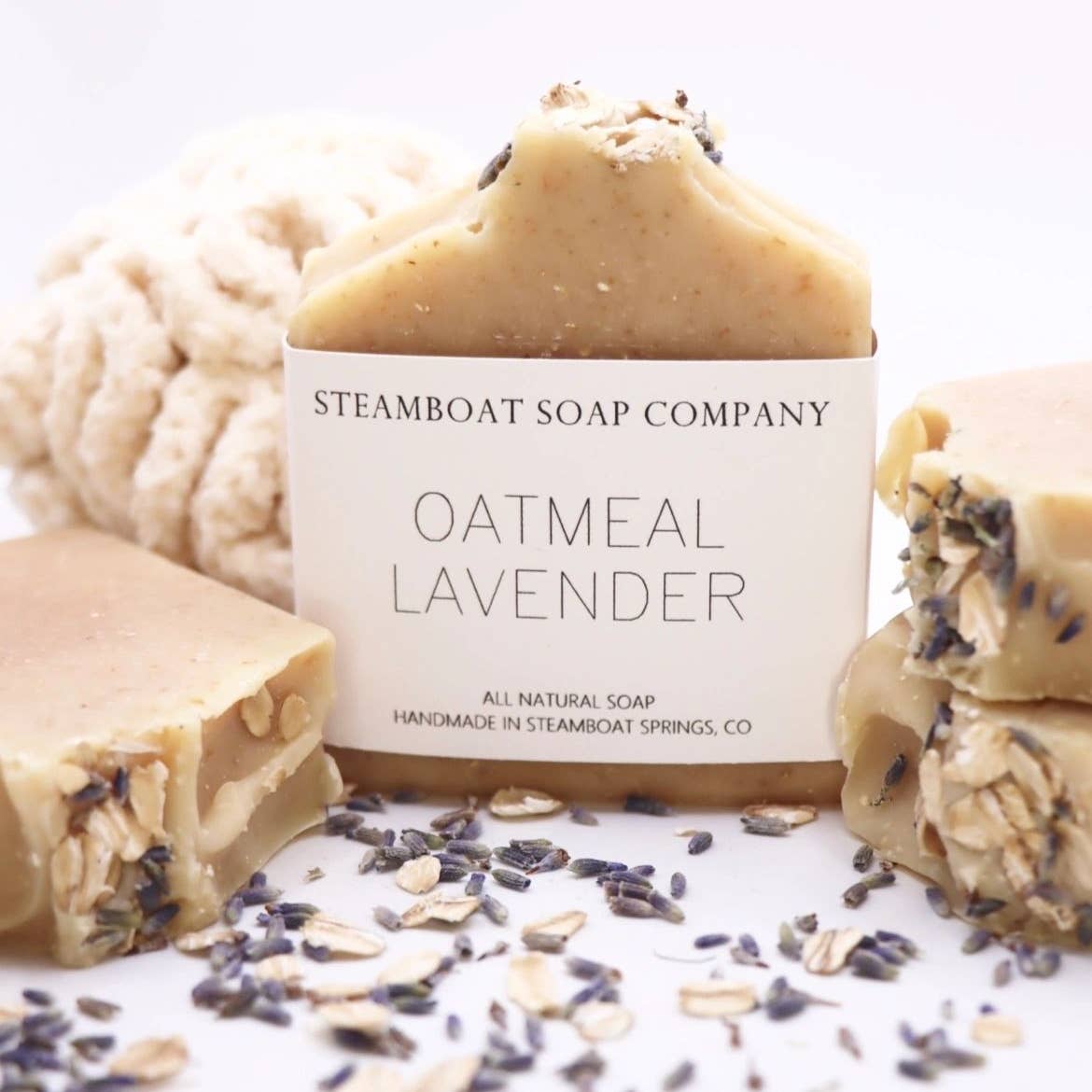 Handmade & Natural Local Colorado Soap Oatmeal Lavender