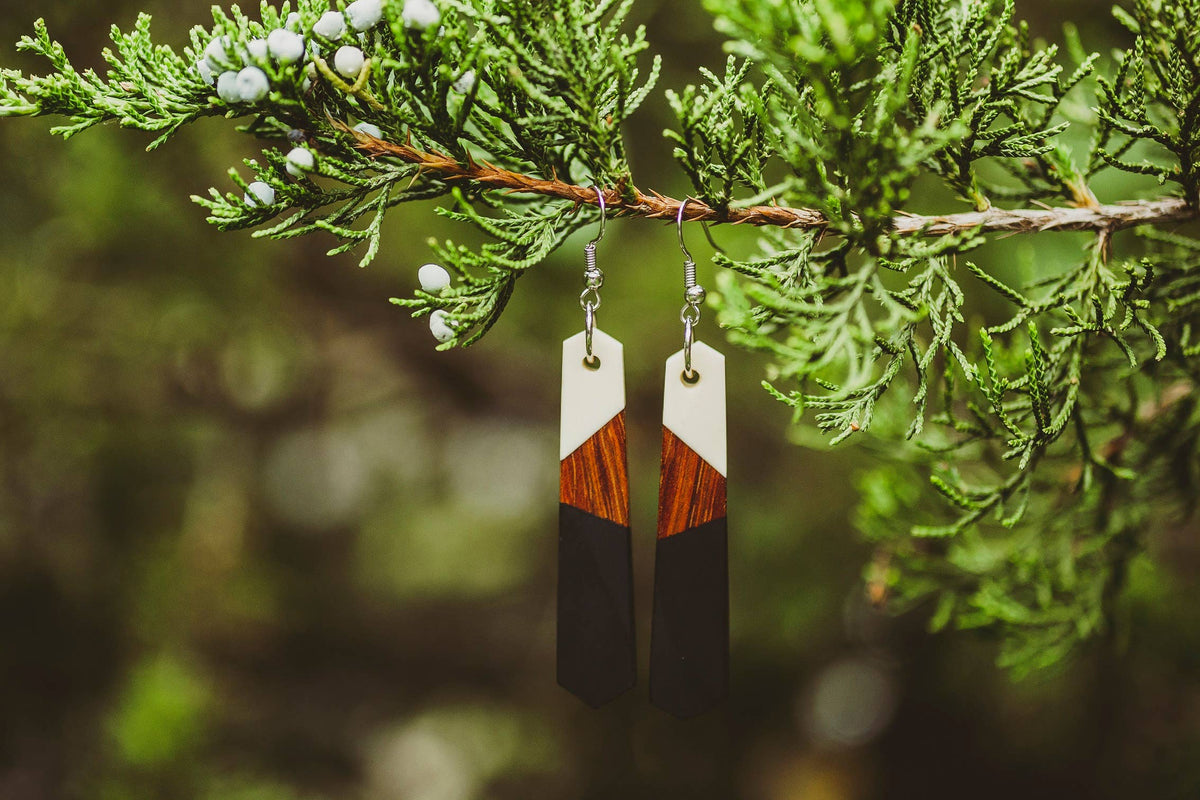Wood & Resin Earrings